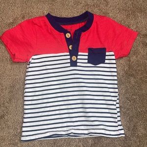 Striped Tee💙🤍